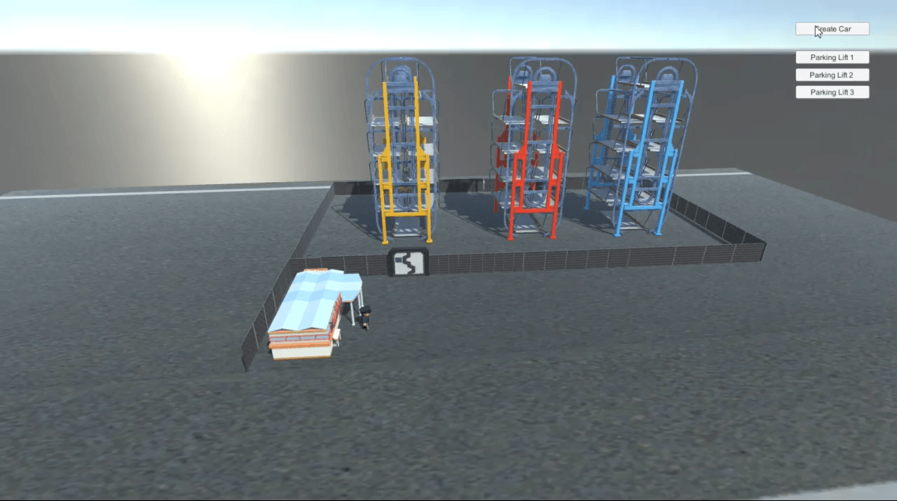 Smart Car Parking System Simulation