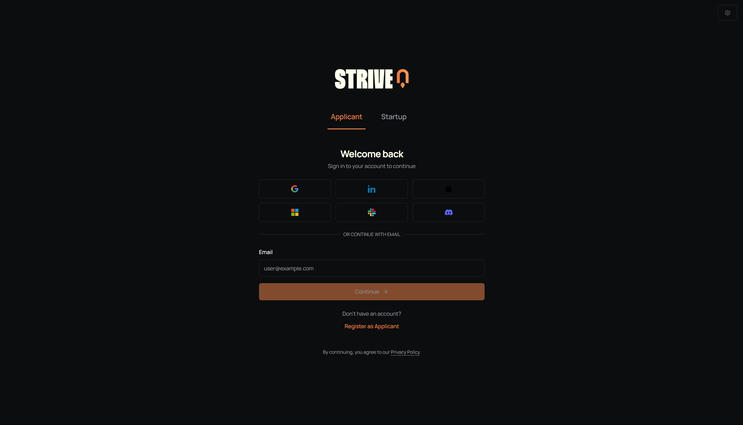 Platform Dashboard