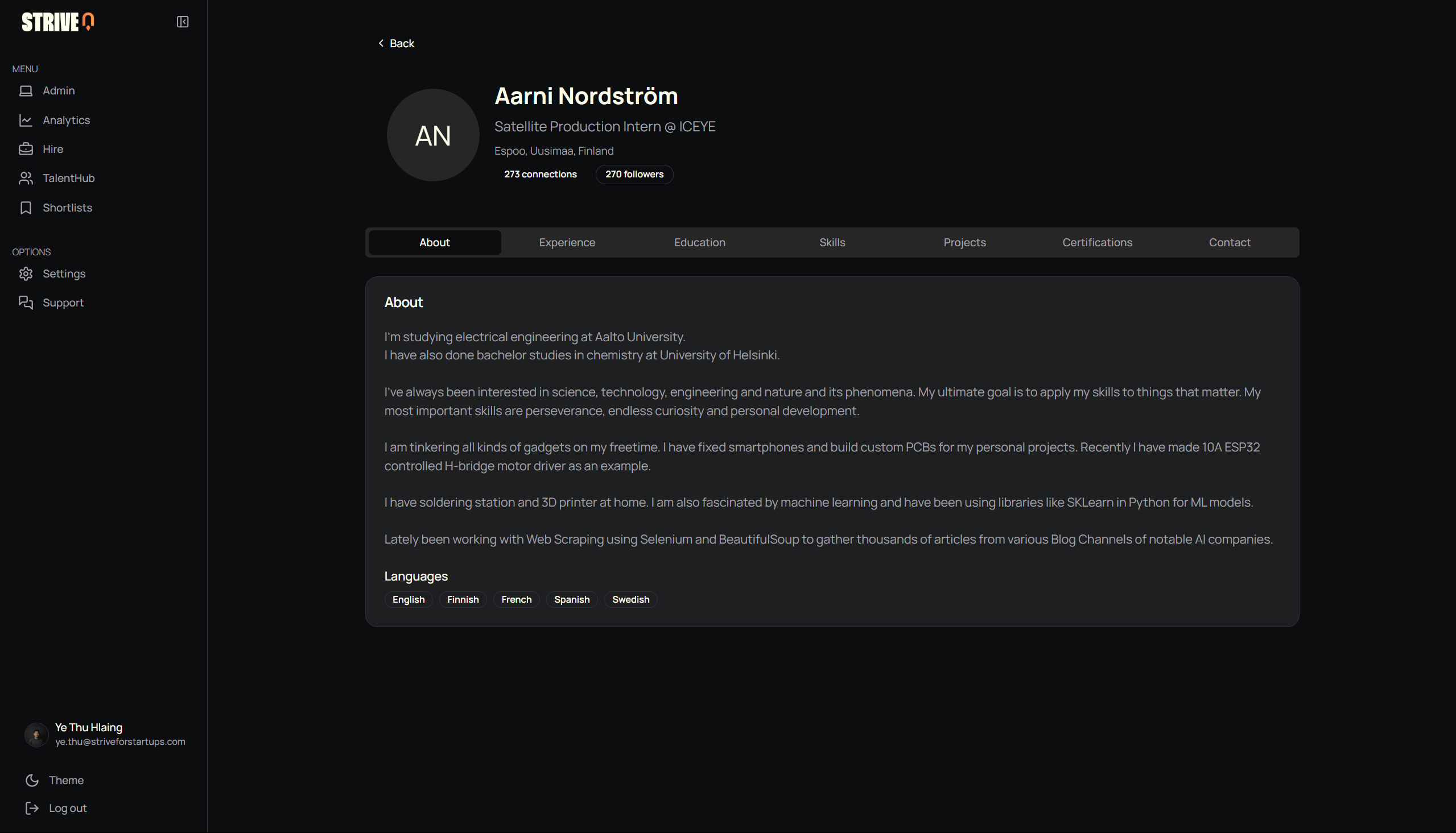 Admin Panel